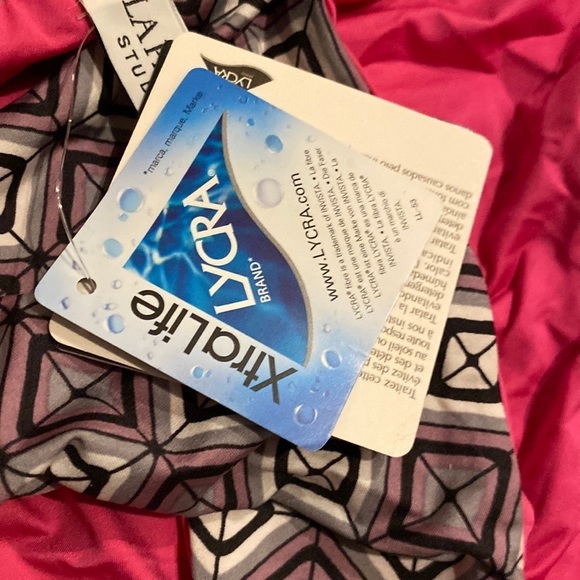 La Perla Bikini Bottom NWT Pink Gray Black Size 8 - Picture 4 of 10